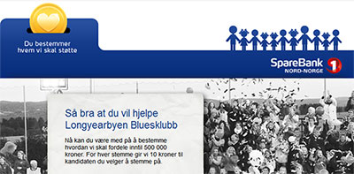 Gi din stemme til Longyearbyen bluesklubb