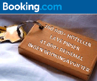 booking av hotell kan gjøres på booking.com