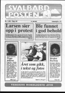 Svalbardposten 90-tallet