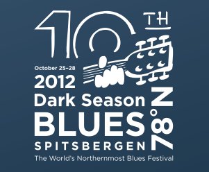 Logo Dark Season Blues 2012, den tiende festivalen.