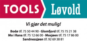 TOOLS Løvold er en av sponsorene til Dark Season Blues Spitsbergen