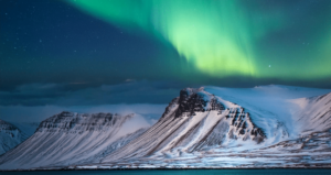 Svalbard og nordlys