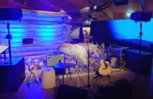 Konsert på Svalbard museum under Dark Season Blues