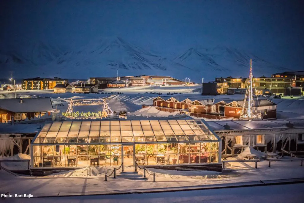 Vinterhagen, restauranten til Polarriggen